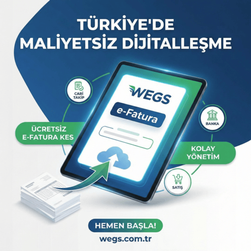 Ücretsiz e-Fatura Kesmek Artık Çok Kolay! | Wegs.com.tr